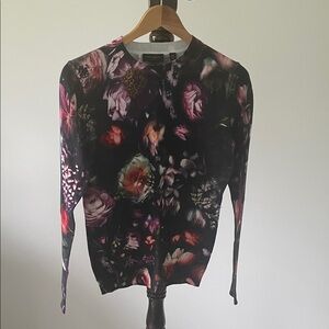 Ted Baker Black Floral Print Sweater